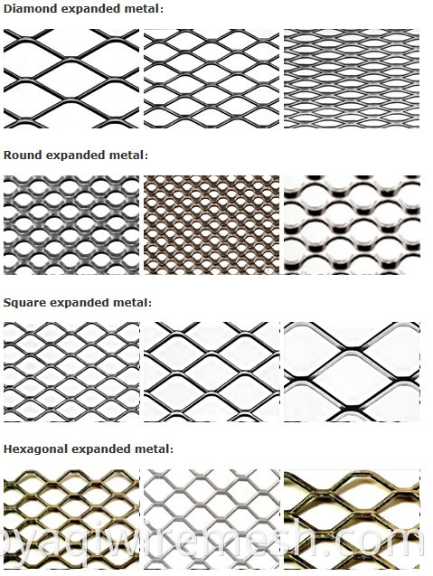 Steel Iron Expanded Metal Mesh For Protection and Decoration